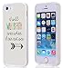 5S Case/SE,Hungo Soft TPU Silicone Protective Cover Compatible with SE/5S/5 Christian Sayings Bible Verses 1 Corinthians 5:7 with TPU Sides 360 Degree Protection