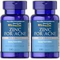 Puritan's Pride 2 Pack of Zinc for Acne Puritan's Pride Zinc for Acne-100 Tablets