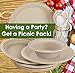 Avant Grub Wheat Straw Durable Biodegradable Leak-Proof Disposable Dishware Bowl 100 Pk. Plant-Based Gluten Free Compostable Fiber Container, Eco-Friendly, Microwavable and Safe, 11.5 Oz.