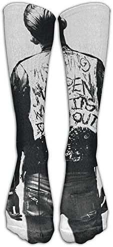 SADDFAWW G Eazy Album When It Is Dark Out Poster Women Tube Knee Thigh High Stockings Cosplay Socks