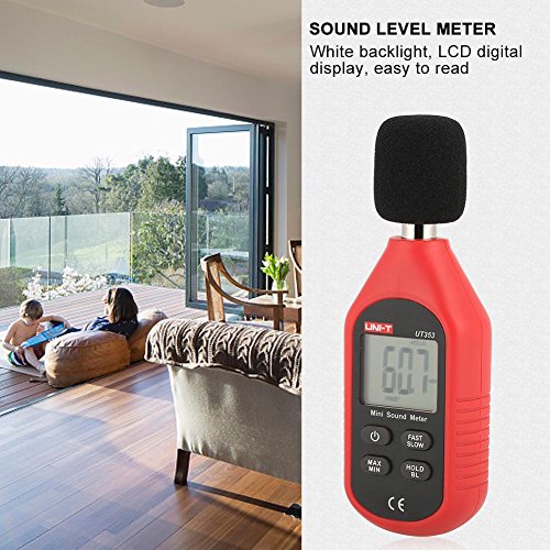 image for Walfront UNI-T UT353 Decibel Meter, Professional Digital Sound Level M