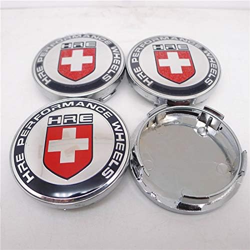4pcs 59mm For HRE Car Wheel Center Hub Cap Cover 56mm Emblem Badge