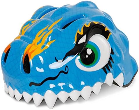 Dinosaur Kids Helmet for Cycling Scooter Bicycle Skateboard (Blue)