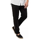 Cholp 100% Linen Dress Casual Resort Pants for Men – Relaxed Fit Drawstring Summer Trousers | Rich Famous Collection