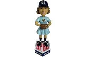 NATIONAL BOBBLEHEAD HALL OF FAME AND MUSEUM South Bend Blue Sox AAGPBL Girls Baseball Bobblehead - Numbered to Only 500 Bobblehead