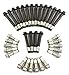 Fel Pro 260-1000 Small Block Chevy Overhaul Gasket & Elgin Industries New Bolts Kit 55-79 283 327 350 SBC