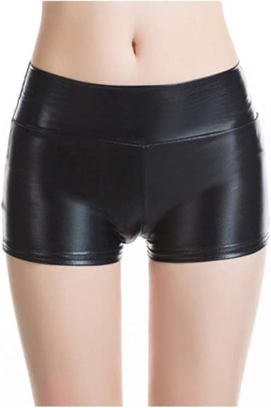 leather pants short