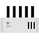WiFi Router Storage Box - Ventilated Shelf Organizer for Router, Modem, Set-top Box | Cable Management for Office, Classroom, Desk