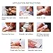 NMKL 312PCS/Box Full Cover Clear Dual Forms Nail System UV Gel Acrylic Nail Mold Artificial Nail Tips with Scale 12 Size