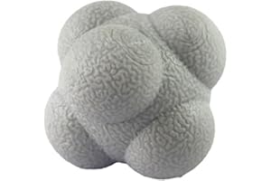 AIRLAXER Reaction Ball, Reflex Ball for Hand Eye Coordination Training,2.83 inch,Grey