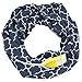 Quatrefoil Infinity Scarf for Women - Travel Scarf with Hidden Pocket - Women Infinity Scarves for All Seasons (Navy)