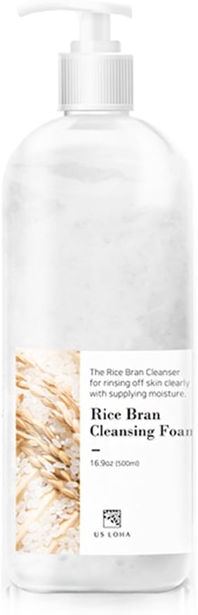 US LOHA Rice Bran Cleansing Foam 500ml
