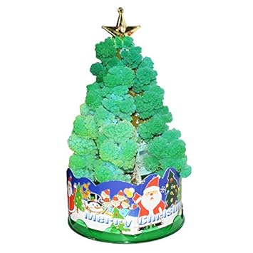 FidgetGear Magic Growing Crystal Christmas Tree Kids Creative Birthday Gift Educational Novelty Games Toy Christmas Tree