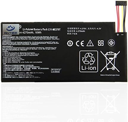 ANTIEE New Replacement C11-me370t Battery for Google Asus Nexus 7 Table Pc Me370t 16Wh 3.7V