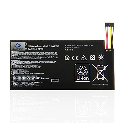 ANTIEE New Replacement C11-me370t Battery for Google Asus Nexus 7 Table Pc Me370t 16Wh 3.7V