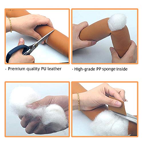 PU Leather 2 Pack Car Seat Gap Filler, Water and Weather Proof, Highly Dense and Flexible, Fits Most Vehicles (FXS-GREY02)