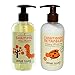 Little Twig All Natural Organic Happy Tangerine Hypoallergenic Baby Shampoo & Wash and Conditioning Detangler With Jojoba Essential Oil, Rosemary & Cucumber, Synthetic Fragrance Free, 8.5 oz. each