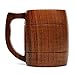 Beer Mug, 16 OZ Handmade Eco-friendly Wooden Mugs With Handle For Wine/Coffee/Tea, Best Gift Cups For Men/Women