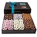 Oh! Nuts Chocolate Covered Pretzels Gift Basket, 6 Variety Assorted Flavored Set of Yogurt, Milk & Dark Gift Box, Send for Christmas Holiday Valentine's or Mother's Day a Sweet Treat for Men & Women primary