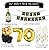 70th Birthday Party Pack â€“ Black & Gold Happy Birthday Bunting, Poms, and Swirls Pack- Birthday Decorations â€“ 70th Birthday Party Supplies