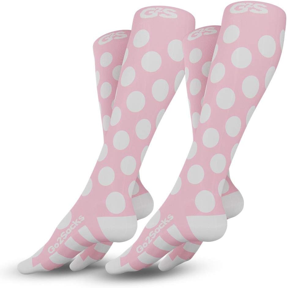Go2Socks Compression Socks for Men Women Nurses Runners 20-30mmHg Medical Stocking Athletic