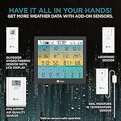 Logia 7-in-1 Wireless Weather Station with 6-Day