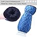 Ice Scraper Mitt For Car Windshield Snow Scrapers with Waterproof Glove Lined of Thick Fleece + Carry Pouch (Blue)
