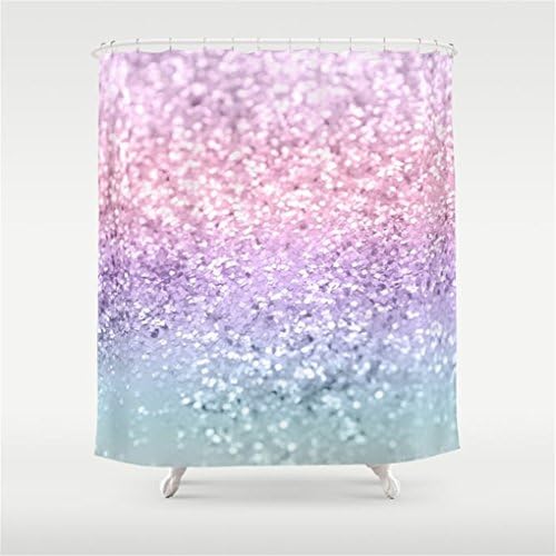 Weeya Unicorn Girls Glitter #1#shiny #pastel #decor #art Shower Curtain 60x72 inch
