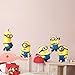 5 Minions Despicable Me 2 Removable Wall Stickers Art Decal Kids Room Home Decor