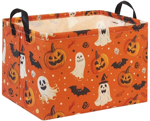 HIYAGON Rectangular Halloween Basket