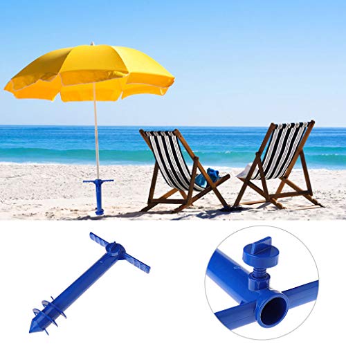 Yanhonin Support De Parasol Pour Plage Sable Ou Terre Pieds