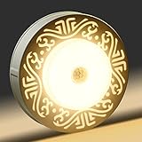Battery Powered Motion Sensor Night Light,Warm White LED,Stick for Closet Hallway Stairs Bathroom Bedroom,Phoenix Design, Energy Efficient,1-Pack