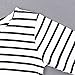 Kids Boys Girls T-Shirt Baby Star Striped Long Sleeve O Rong BFF Tee Tops