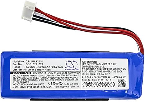 jbl charge 3 mah battery