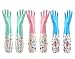 Cindy&Will 3Pairs Reusable Waterproof Long Sleeves Antibacterial Non-skip Dishes/Laundry/Kitchen/Car Washing Cleaning Latex Gloves