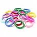 Hair ties no crease for kids baby toddlers girls - Small seamless 50 PCS 10 Colors hair bands ponytail Holder - Hanmei