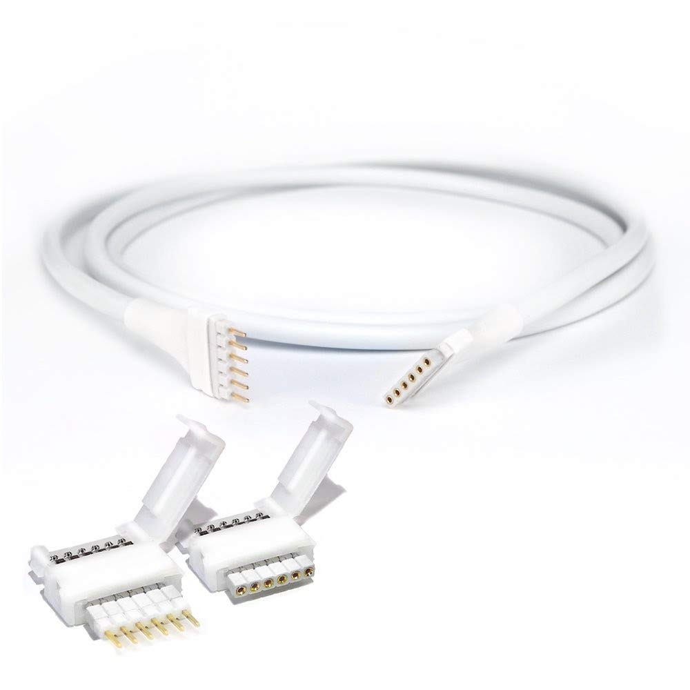 SPACING Extension KIT | for Philips Hue Lightstrip Plus V3 | Upto 10m/30' (30cm, Round White)