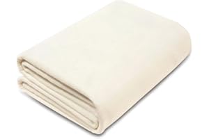 DROUNPHI Natural Cotton Batting for Quilting - Sewing Crafting Material for Blankets, DIY Projects, Home Decor (90"x90", 150g/m² Lightweigh)