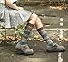 Santwo Colorful Stripe Warm Wool Blend Knited Hold-up Boot Crew Socks Leg Warmer 1-5 Pairs Size - US 6.5-10.5 (model 2-5 Pack)