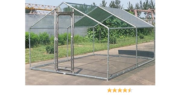 Chickencoopoutlet Large Metal Chicken Run 13x10 Ft Walk In Coop Cat Rabbit Ducks Hens Dog House