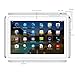 Android Tablet with Dual Sim Card Slots - YELLYOUTH 10 inch Octa Core 4GB RAM 64GB ROM Tablet PC 3G GSM Phone Call GPS WiFi Bluetooth YY-107S - Silver