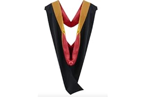 CLERKMANS Unisex Graduation Hood for Bachelors & Masters Degree -University Academic Hood