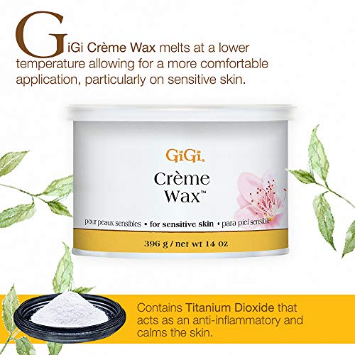 GiGi Creme Hair Removal Soft Wax for Sensitive Skin, 14 oz - //medicalbooks.filipinodoctors.org