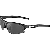 bollé BS004003 Bolt 2.0 S Rectangular Sunglasses, Black Shiny - TNS