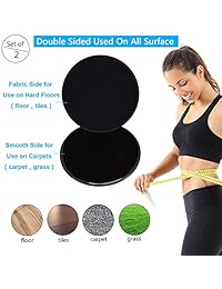 UJoylify Resistance Bands &Exercise Sliders, Exercise Bands for Women - Resistance Loop Bands for Legs and Butt - Workout Bands Gliding Discs Core Sliders for Home Gym Fitness with A Carry Bag