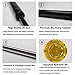 Beneges 2PCs Hood Struts Compatible with 2005-2011 Dodge Dakota, 2011 Dodge Ram Dakota, 2006-2009 Mitsubishi Raider Gas Spring Charged Lift Supports Shocks Dampers 6312, SG314038