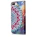 iPhone 8 Plus Case Mandala,iPhone 7 Plus Phone Case Women,iPhone 7 Plus Cover Wallet Case with Card Holder Flip Filio Stand Full Protective Phone Case for Apple iPhone 7 Plus 2016/iPhone 8 Plus 2017