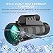 Ltrototea Monocular Telescope - 40X60 HD Monocular Scope High Definition Smartphone Monocular Adults Kids- BAK4 Prism FMC Spotting/Travelling/Bird Watching