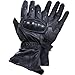 Xelement XG815 Men's Black Leather Motorcycle Winter Gloves - Small