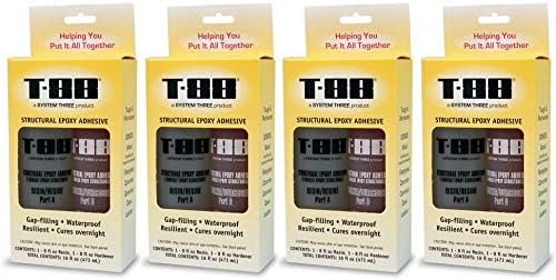 System Three 1100K14 T-88 Kit, 1 pint Bottle, Amber (Fоur Paсk)